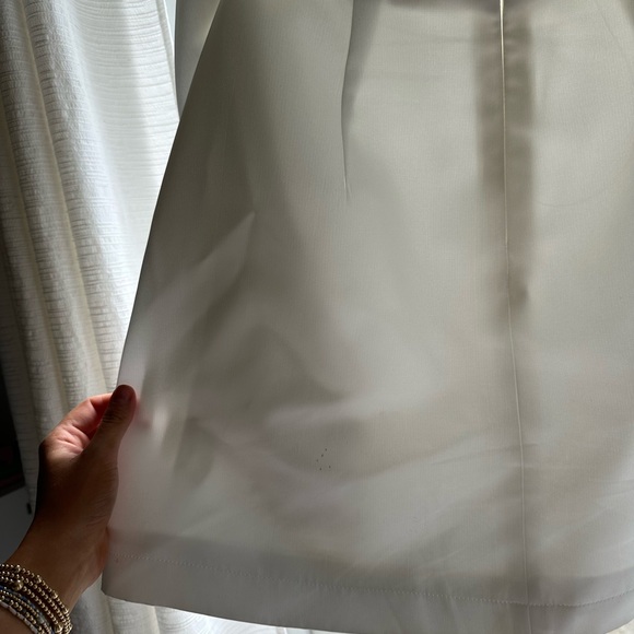 Odd Muse The Ultimate Muse Satin Bardot Mini Dress | White - Picture 7 of 11